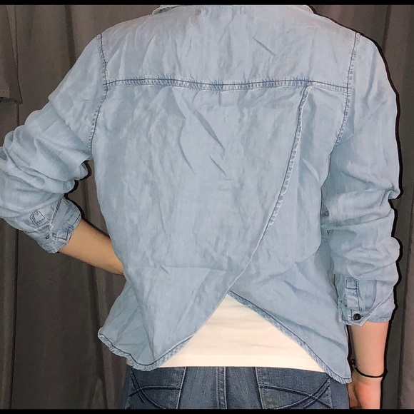 Denim Button-up - Picture 2 of 2